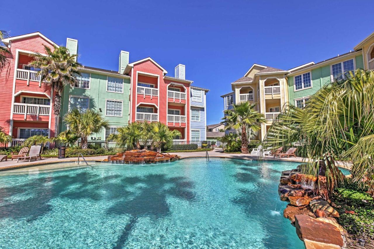 Colorful Galveston Retreat Steps From Beach And Pool Esterno foto